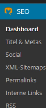 Das Dashboard von Yoast ist übersichtlich und einfach zu bedienen.