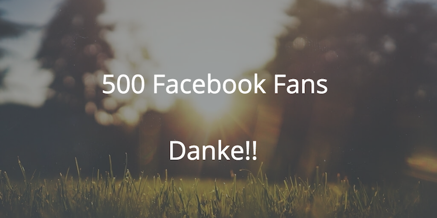 bloggerabc hat inzwischen über 500 Facebook Fans. Das soll mit einer Verlosung gefeiert werden.