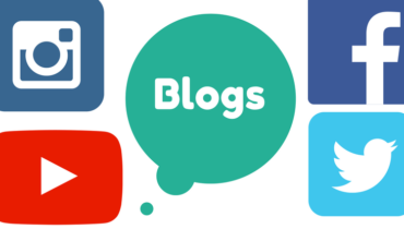 Die Icons von Instagram, Facebook, YoutTube und Twitter auf einem weißen Hintergrund.